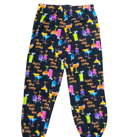 Halloween Theme Fleece Pajama Pants "Ghoul's Night Out" Juniors S/CH (4-6) - Picture 3 of 12